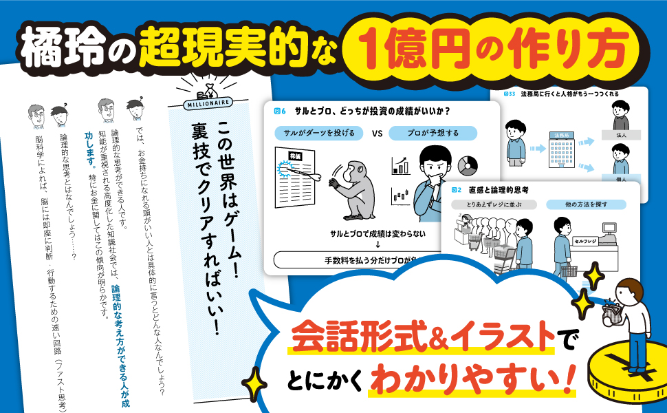 【全目次】難しいことはわかりませんが、1億円貯める方法を教えてください！　普通の会社員が「億り人」になって自由に生きる超現実的ルート  / 大橋弘祐、橘 玲【要約･もくじ･評価感想･モクホン】 #1億円貯める方法を教えてください #橘玲 #大橋弘祐